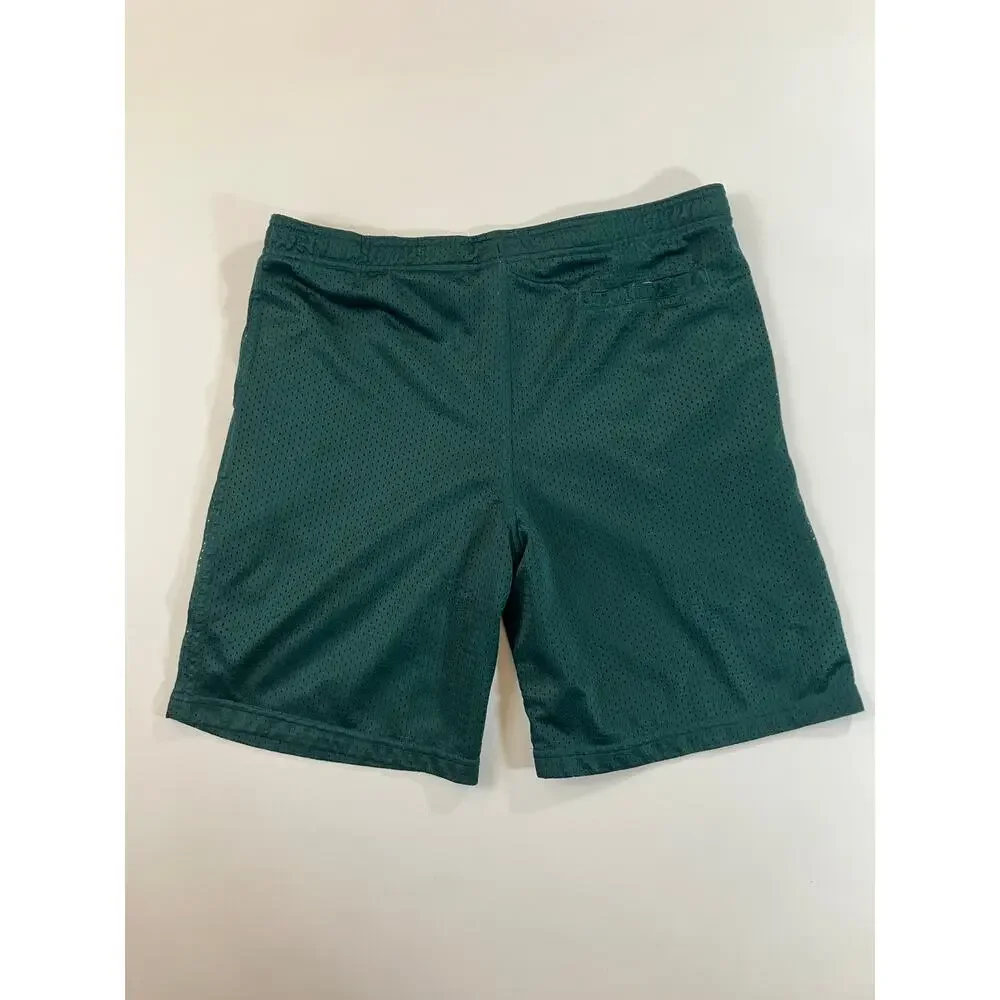 Philadelphia Eagles NFL Youth M 10/12 Green Mesh Athletic Shorts Embroidered